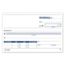 BL. Reversale d'Incasso 50x2 carta chimica 100x170