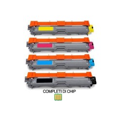 Toner Compatibili con Brother TN-247 (Nero Ciano Magenta Giallo)