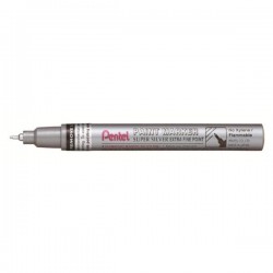 Marcatore Paint Mfp10 Argento Pentel Punta Conica Extra Fine