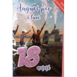 Biglietto Auguri 18 anni