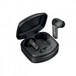 AURICOLARI SENZA FILO CON BOX DI RICARICA NERO