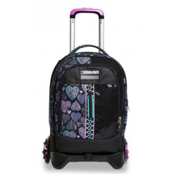 Trolley scuola Seven Jack 3WD Patchyheart Girl