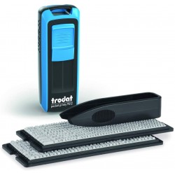 Trodat Pocket Printy 9512 Typo – Timbro DIY (fai da te) Tascabile Autoinchiostrante Fino a 4 Righe di Testo