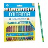 Pastelli Cancellabili Triangolari Mitama 18 Pezzi
