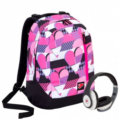 Zaino DOUBLE Seven pinky hearts