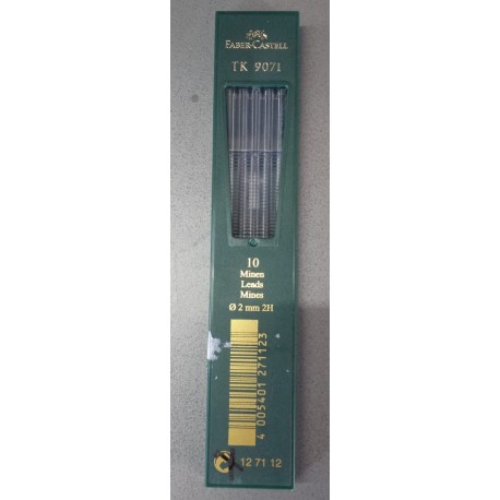 Mine Faber 2Mm 2H Astuccio Da 10 PZ