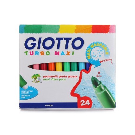 Colori A Spirito Conf. Da 24 Giotto Turbo Maxi
