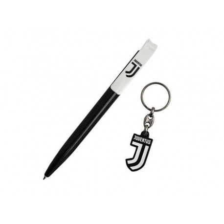Set Penna + Portachiavi Logo Uff Juventus C/Blister