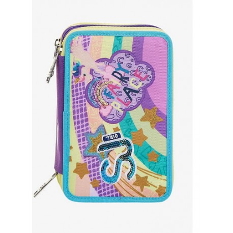 Astuccio scuola 3 zip SJ gang girl