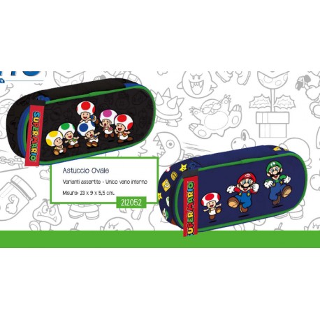 Astuccio ovale Super Mario
