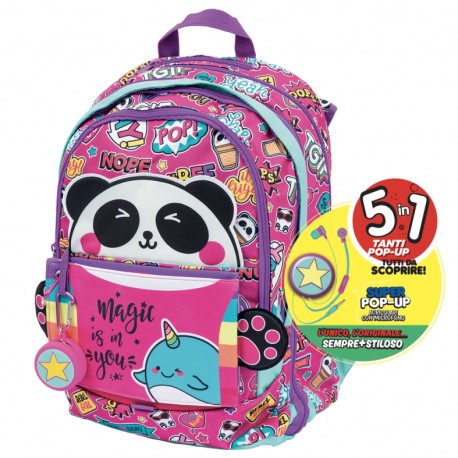 Gopop 21 Zaino Estensibile Panda Magic