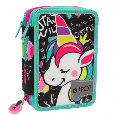 Gopop 21 Astuccio Triplo Miss Unicorno