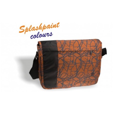 Borsa Tracolla Porta Pc 15,4" Col. Splashpaint Arancio