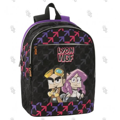 Zaino Organizzato Lyon Gamer Viola