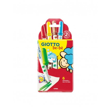 Astuccio 6 Pennarelli Giotto Bebe'