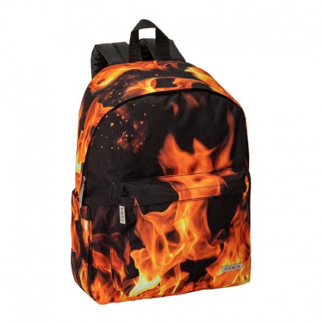 Comix Zaino Americano Allover Fire