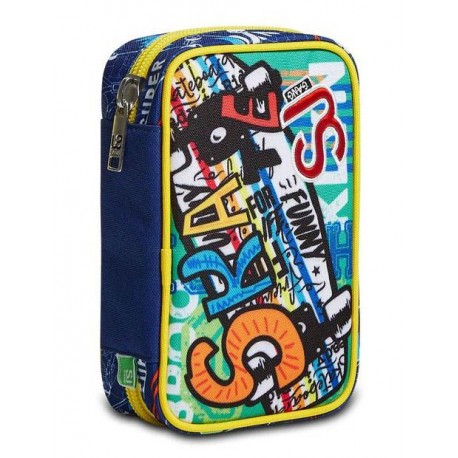 Astuccio scuola SJ Speed Case Funny Adventure Boy