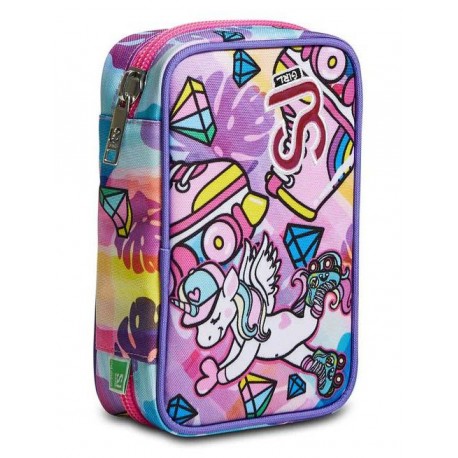 Astuccio scuola SJ Speed Case Rollerskate Girl