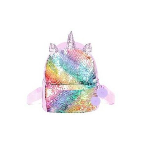 Zaino Zainetto Asilo Playtoy Unicorno con paillettes colorate