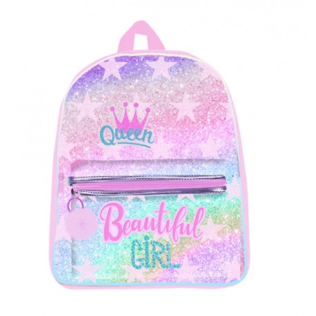 Zaino Zainetto Asilo Playtoy Unicorno con paillettes colorate