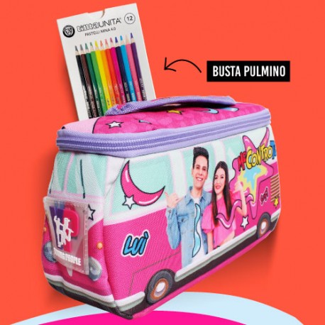 Busta pulmino Me contro Te fuxia