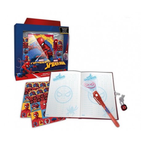 Spiderman Diario Segreto Con Penna Magica