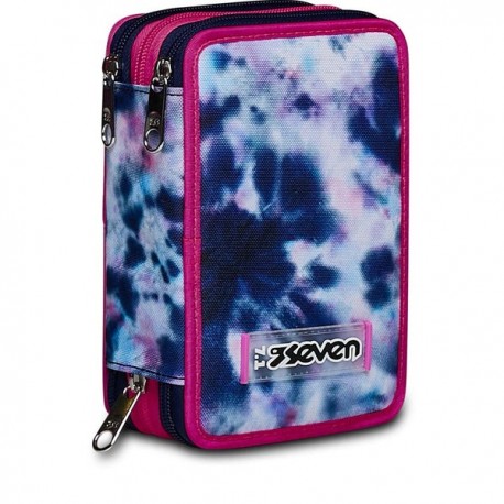 Astuccio 3 Zip Seven Cloudy Shapes Girl