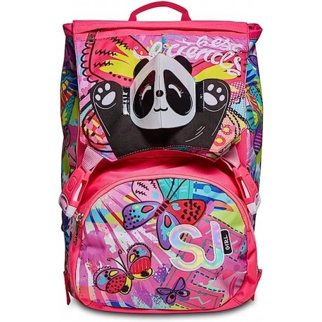 SJ Gang ZAINO scuola estensibile - FLIP-3D DA SJ - Panda