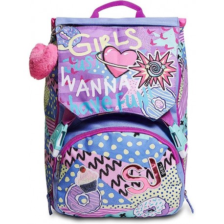 Zaino Scuola Estensibile SJ - Have fun Girl Bambina