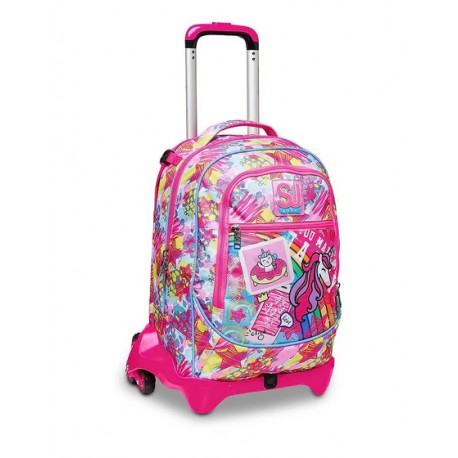 Zaino Scuola con Trolley Jack-3Wd+ Sj Gang Uniselfie