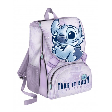 Zaino Estensibile Scuola Disney Stitch