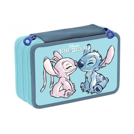 Astuccio 3 zip Disney Lilo & Stitch