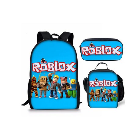 Zaino + astuccio + marsupio Roblox
