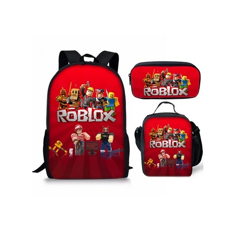 Zaino + astuccio + marsupio Roblox