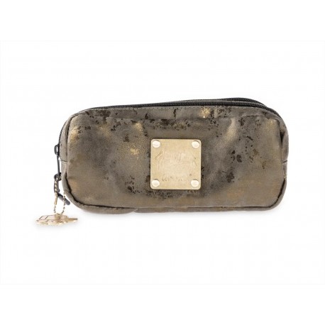 Astuccio due scomparti Green Quarz Geolier