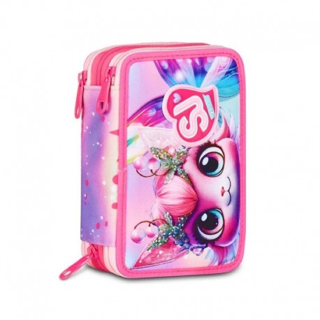 Astuccio 3 Zip Seven SJ Gang Cat LED