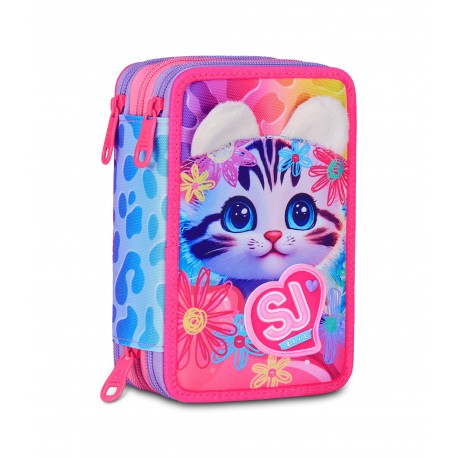 Astuccio 3 Zip Seven SJ Gang Cat & Air