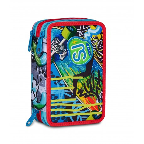 Astuccio 3 Zip Seven SJ Gang Sharky Skate