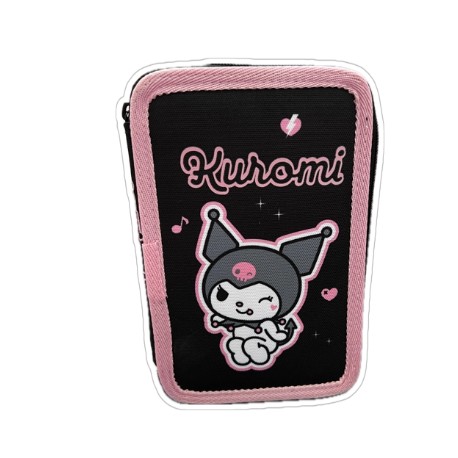 Astuccio Kuromi 3 zip
