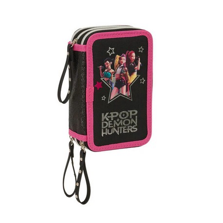 Astuccio 3 scomparti K-Pop Demon Hunters
