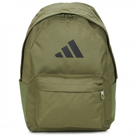 Adidas Zaino Classic 3 Bar Logo Backpack da donna di colore verde